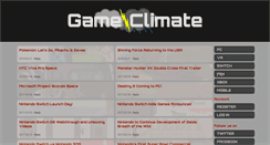Desktop Screenshot of gameclimate.com